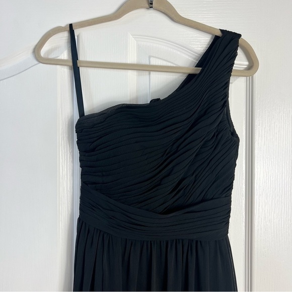 Morilee one shoulder maxi gown dress size 2 - Picture 2 of 7